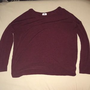 Maroon Old Navy T-Shirt